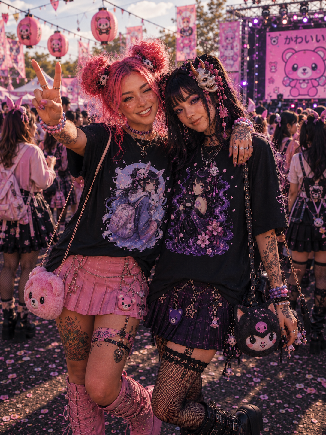 Kawii Spirit Streetwear Drop - Lotus Rebellion Syndicate
