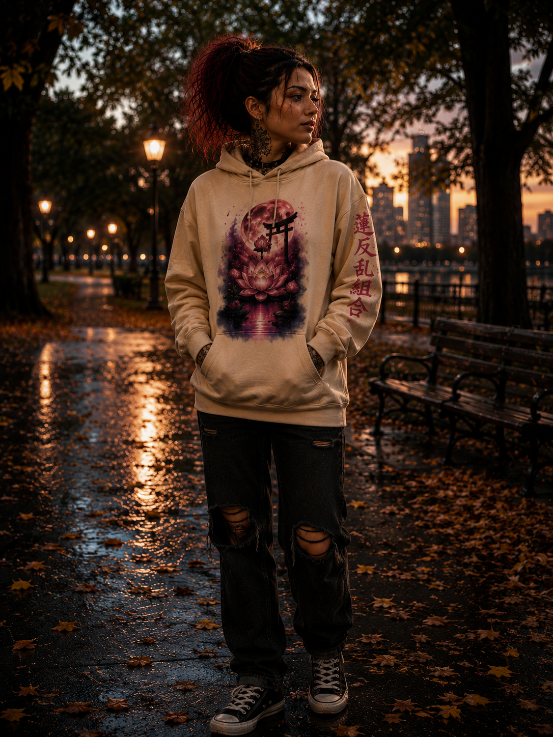Lotus Spirit Hoodie - Lotus Rebellion Syndicate