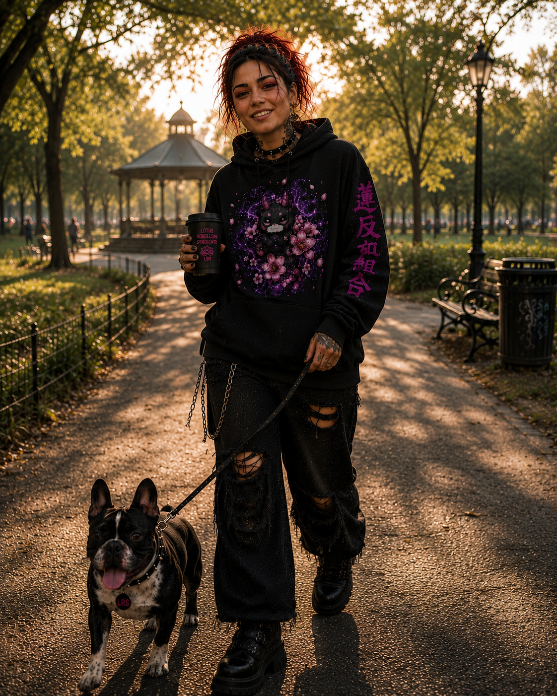 Oni Spirit Hoodie - Lotus Rebellion Syndicate